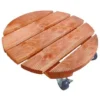 Support à Roulettes Bois FSC Lasuré FLORA ROLL LASURE - Ø 30 Cm 2 Support à Roulettes Bois FSC Lasuré FLORA ROLL LASURE - Ø 30 Cm -Promos Jardin Noble Magasin 27854711 1