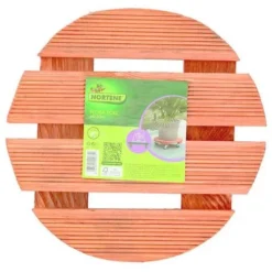 Support à Roulettes Bois FSC Lasuré FLORA ROLL LASURE - Ø 30 Cm 7 Support à Roulettes Bois FSC Lasuré FLORA ROLL LASURE - Ø 30 Cm -Promos Jardin Noble Magasin 27854711 3