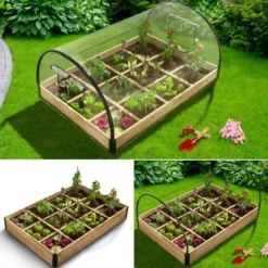 Lot De 2 Carrés Potager 1,15x0.80 M 12 Compartiments + Housses -Promos Jardin Noble Magasin 28381066 4
