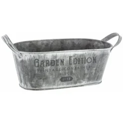 ATMOSPHERA Lot De 3 Jardinières En Métal - Gris - Livraison Gratuite 9 ATMOSPHERA Lot De 3 Jardinières En Métal - Gris - Livraison Gratuite -Promos Jardin Noble Magasin 28505285 4