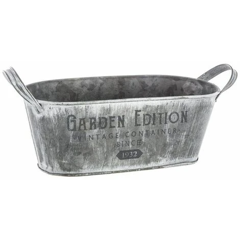 ATMOSPHERA Lot De 3 Jardinières En Métal - Gris - Livraison Gratuite 6 ATMOSPHERA Lot De 3 Jardinières En Métal - Gris - Livraison Gratuite – Image 4