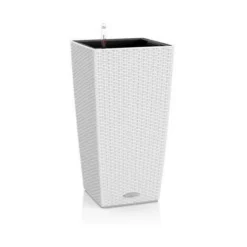 Pot Cubico Cottage 30 Lechuza Kit Complet 30 Cm - Chocolat