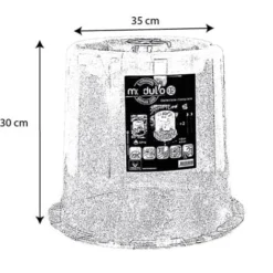 Modulo Lot De 3 Cloches Modul'o 35 à Forcer + 6 Piquets Offerts -Promos Jardin Noble Magasin 28991708 5