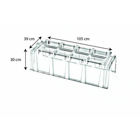 Modulo Lot De 3 Tunnels Modul'o 40 (105x39x30cm) + 1 Jeu De 2 Embouts + 1 Lot De 10 Piquets De Tunnel 7 Modulo Lot De 3 Tunnels Modul'o 40 (105x39x30cm) + 1 Jeu De 2 Embouts + 1 Lot De 10 Piquets De Tunnel – Image 5