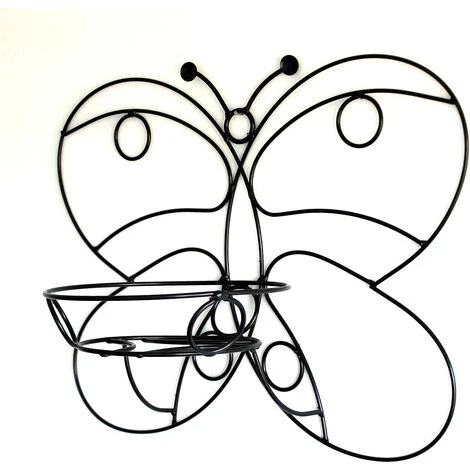 DanDiBo Support De Pot Mural KW048 Papillon 50 Cm Support De Fleurs Support Mural Support De Pot De Fleurs 6 DanDiBo Support De Pot Mural KW048 Papillon 50 Cm Support De Fleurs Support Mural Support De Pot De Fleurs – Image 4