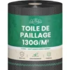 Toiles De Paillage 130g/m² Très épais - Geotextile Anti Repousse 50Mx1M Pour Terrasses Et Allées - Bache Anti Mauvaise Herbe 130g Pour Potager