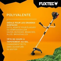 Débroussailleuse Thermique 4 Temps - FUXTEC FX-4MS142 - 42,5cm3 1,7 CV 11 Débroussailleuse Thermique 4 Temps - FUXTEC FX-4MS142 - 42,5cm3 1,7 CV -Promos Jardin Noble Magasin 29984652 5