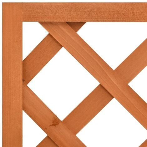 Jardinière à Treillis De Jardin Orange 50x25x90cm Bois De Sapin VidaXL 7 Jardinière à Treillis De Jardin Orange 50x25x90cm Bois De Sapin VidaXL – Image 5