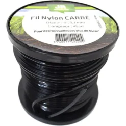 Fil Nylon Carré 3,3 Mm - 45 M FNY065 JR