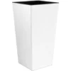 Prosperplast Urbi Grand Pot De 49 Litres, Plastique, 32,5 X 32,5 X 61 Cm Blanc -Promos Jardin Noble Magasin 30806960 1