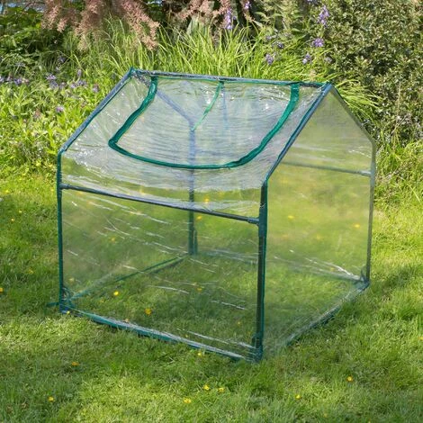 Serre De Jardin En Plastique - Mini Serre Jardin Avec Fermeture à Zip - Abri Pour Plante Et Culture ( Dimensions : 92 X 92 X 92 Cm ) 5 Serre De Jardin En Plastique - Mini Serre Jardin Avec Fermeture à Zip - Abri Pour Plante Et Culture ( Dimensions : 92 X 92 X 92 Cm ) – Image 3