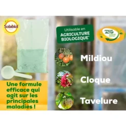 SOLABIOL SOBOU400N Bouillie Bordelaise Non Colorée 400g Utilisable En Agriculture Biologique 9 SOLABIOL SOBOU400N Bouillie Bordelaise Non Colorée 400g Utilisable En Agriculture Biologique -Promos Jardin Noble Magasin 30982499 3