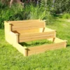 Carré Potager 3 Etages De Jardin - Bac Potager 123x123x55 CM En Bois Naturel - Carré Potager En Bois Avec Cadre En Bois De Pin / Planche En Bois De Sapin 2 Carré Potager 3 Etages De Jardin - Bac Potager 123x123x55 CM En Bois Naturel - Carré Potager En Bois Avec Cadre En Bois De Pin / Planche En Bois De Sapin -Promos Jardin Noble Magasin 31827910 1