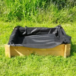 Carré Potager En Bois Naturel 90x90x20 Cm - Bac Potager En Carré Pour Jardin, Balcon, Terrasse - Jardiniere Bois Extérieur En Bois De Pin Traité -Promos Jardin Noble Magasin 31827913 5