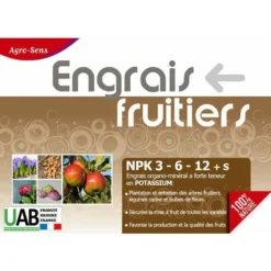 Engrais Professionnel Pour Fruitiers 8 Kg UAB. NPK 3-6-12 6 Engrais Professionnel Pour Fruitiers 8 Kg UAB. NPK 3-6-12 -Promos Jardin Noble Magasin 325816 2