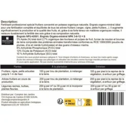 Engrais Professionnel Pour Fruitiers 8 Kg UAB. NPK 3-6-12 7 Engrais Professionnel Pour Fruitiers 8 Kg UAB. NPK 3-6-12 -Promos Jardin Noble Magasin 325816 3