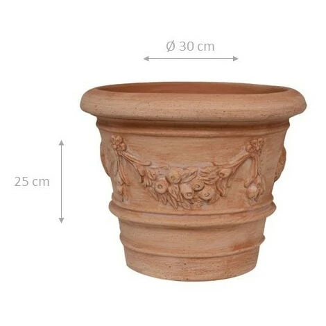 Vase En Terre Cuite 100% Made In Italy Fait à La Main 4 Vase En Terre Cuite 100% Made In Italy Fait à La Main – Image 2