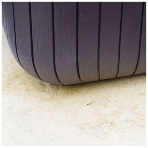 No Name Lot De 2 Cache-pots Aspect Bois Lamé 4 No Name Lot De 2 Cache-pots Aspect Bois Lamé – Image 2