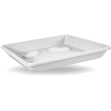 Soucoupe Carrée Blanc - 20 Cm 4 Soucoupe Carrée Blanc - 20 Cm – Image 2