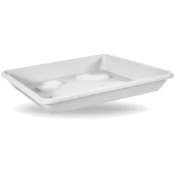 Soucoupe Carrée 25 Cm - Chocolat -Promos Jardin Noble Magasin 34531195 2