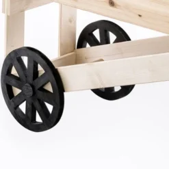 Carré Potager Brouette BILLY En Bois Finitions Noires Bac à Fleurs 80 CM -Promos Jardin Noble Magasin 34738990 4