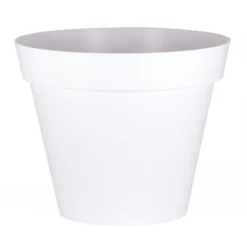 EDA Pot De Fleur Rond Toscane Ø 100 X H.79 Cm - Blanc
