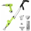 Désherbeur Électrique, Brûleur De Mauvaises Herbes Avec Buse - Brûler De L'herbe Et Du Charbon De Bois 2 En 1 Bâton De Désherbage Thermique, Jusqu'à 650℃ Outil Puissant De Désherbage