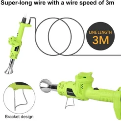 Désherbeur Électrique, Brûleur De Mauvaises Herbes Avec Buse - Brûler De L'herbe Et Du Charbon De Bois 2 En 1 Bâton De Désherbage Thermique, Jusqu'à 650℃ Outil Puissant De Désherbage -Promos Jardin Noble Magasin 35892434 5