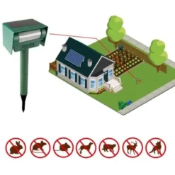 Anti Chat Et Nuisible Solaire à Ultrasons -Promos Jardin Noble Magasin 36517 4