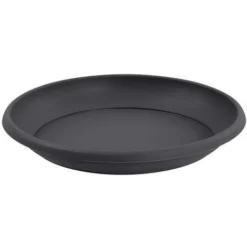 EDA Soucoupe Ø21 Cm Pour Pot De Fleur Marina Ø25 Cm - Gris Anthracite