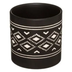 ATMOSPHERA Lot De 2 Cache-Pots Design Safari 14cm Noir 8 ATMOSPHERA Lot De 2 Cache-Pots Design Safari 14cm Noir -Promos Jardin Noble Magasin 36891759 3