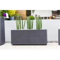 Jardinière Loft XL EDA Plastiques 98L Graphit 6 Jardinière Loft XL EDA Plastiques 98L Graphit -Promos Jardin Noble Magasin 39595284 2