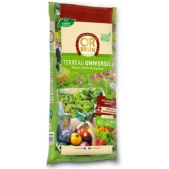Terreau Universel - 40L - - Or Brun -Promos Jardin Noble Magasin 41607589 3