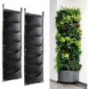 Sacs De Culture à Suspendre, Lot De 2 Versailles Sacs Verticaux Avec 7 Poches, Pour Plantes Et Fleurs, Conviennent Pour Extérieur, Intérieur, Jardinage, Etc, Noir 2 Sacs De Culture à Suspendre, Lot De 2 Versailles Sacs Verticaux Avec 7 Poches, Pour Plantes Et Fleurs, Conviennent Pour Extérieur, Intérieur, Jardinage, Etc, Noir -Promos Jardin Noble Magasin 42534364 1
