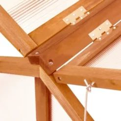 Serre Marron 114x80x50 Cm Bois De Sapin VidaXL -Promos Jardin Noble Magasin 42729536 5