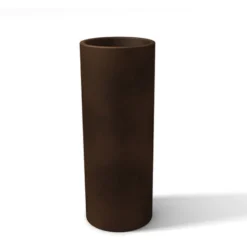 Pot De Fleur Jardinière Bronze Rond Haut Pour Plantes Moderne En Résine Mod. Barocco -Promos Jardin Noble Magasin 42968087 3