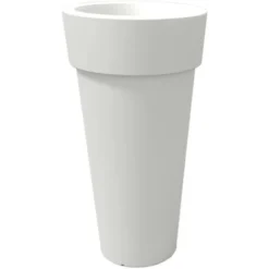 Pot De Fleurs Jardinière Rectangulaire En Résine Mod. Messapico H 45 Blanc -Promos Jardin Noble Magasin 42968120 3