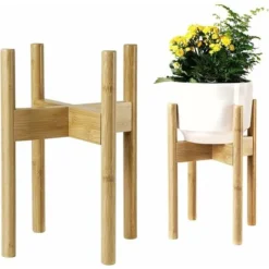 Support Pour Plantes En Bois Support Pour Plantes D'intérieur - Support De Pot De Fleurs Pour Présentoir Extérieur Pour Jardinière, Décoration D'intérieur - Convient Aux Pots De Taille Moyenne Et Gran
