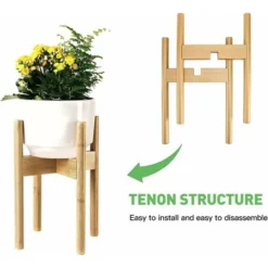 Support Pour Plantes En Bois Support Pour Plantes D'intérieur - Support De Pot De Fleurs Pour Présentoir Extérieur Pour Jardinière, Décoration D'intérieur - Convient Aux Pots De Taille Moyenne Et Gran 7 Support Pour Plantes En Bois Support Pour Plantes D'intérieur - Support De Pot De Fleurs Pour Présentoir Extérieur Pour Jardinière, Décoration D'intérieur - Convient Aux Pots De Taille Moyenne Et Gran -Promos Jardin Noble Magasin 43149767 3