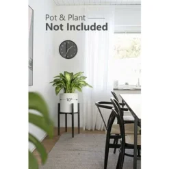 Support De Plante - À L'EXCLUSION Du Pot De Plante, Support De Pot En Métal Moderne Du Milieu Du Siècle, Support De Plante En Pot De Fleur D'intérieur, Support D'affichage Pour Plantes, Convient à Une -Promos Jardin Noble Magasin 43149791 3