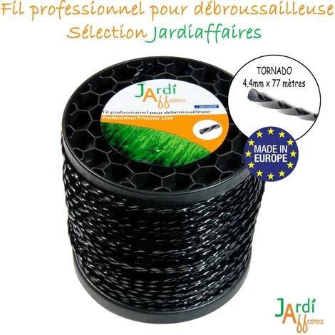 Bobine De Fil Professionnel Torsade Pour Débroussailleuse 4,4mm X 77 Mètres 5 Bobine De Fil Professionnel Torsade Pour Débroussailleuse 4,4mm X 77 Mètres – Image 3