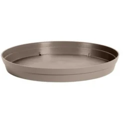 Soucoupe Toscane Taupe - Ø40cm - EDA Plastiques