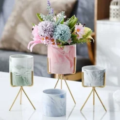 Succulent Plant Pots,Support Pour Plantes,Pot De Succulent Avec Plateau,Cactus Plante Planteur De Céramique,Jardinière Contenant Décoration,Présentoir De Pot De Fleur Triomphe 2 Pcs 10 Succulent Plant Pots,Support Pour Plantes,Pot De Succulent Avec Plateau,Cactus Plante Planteur De Céramique,Jardinière Contenant Décoration,Présentoir De Pot De Fleur Triomphe 2 Pcs -Promos Jardin Noble Magasin 46888918 4