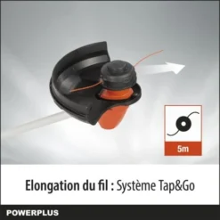 Powerplus Débroussailleuse 2-in-1 Sans Balais -Promos Jardin Noble Magasin 47939669 3