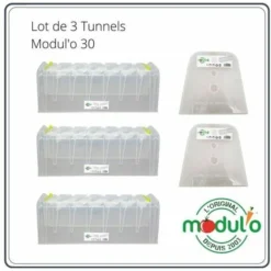 Modulo Lot De 3 Tunnels Modul'o 30 + 2 Piquets + 2 Embouts -Promos Jardin Noble Magasin 48888404 3