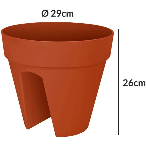 Elho Bac à Fleurs Jardinière En Plastique Pour Jardin Balcon Maison Pot De Fleurs Rond 7,5 Liter (de) 6 Elho Bac à Fleurs Jardinière En Plastique Pour Jardin Balcon Maison Pot De Fleurs Rond 7,5 Liter (de) – Image 4