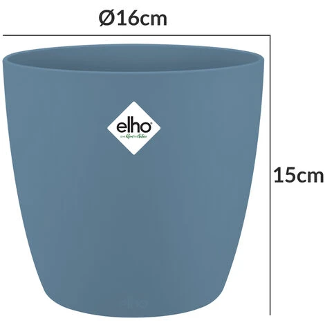 Elho Bac à Fleurs Rond Jardinière Pêche Bleu Or En Plastique Pour Extérieur Jardin Terrasse Pot De Fleurs Blau/2,2 Liter (de) 5 Elho Bac à Fleurs Rond Jardinière Pêche Bleu Or En Plastique Pour Extérieur Jardin Terrasse Pot De Fleurs Blau/2,2 Liter (de) – Image 3