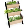 Jardinière échelle FREDDY 110 CM 3 Bacs Bois Et Noir Potager Pour Jardin Et Balcon 1 Jardinière échelle FREDDY 110 CM 3 Bacs Bois Et Noir Potager Pour Jardin Et Balcon -Promos Jardin Noble Magasin 50235271 1