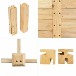 Potager Exterieur 244x61x27 Cm - Bac Potager écologique Pour Jardin, Balcon, Terrasse - Carré Potager En Bois De Pin Traité 10 Potager Exterieur 244x61x27 Cm - Bac Potager écologique Pour Jardin, Balcon, Terrasse - Carré Potager En Bois De Pin Traité -Promos Jardin Noble Magasin 50368529 4