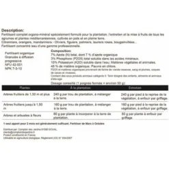 Engrais Agrumes, Orangers, Citronniers, Formule Professionnelle - Seau 4 Kg -Promos Jardin Noble Magasin 50935794 3